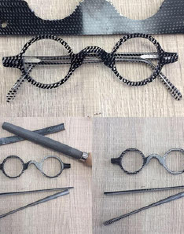 La monture de Lunettes prête à être assemblée - Le Coffret à Lunettes à Montargis - Loiret (45)